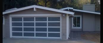 contemporary garage door window options