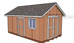 12x20 Shed Plans Free Howtospecialist