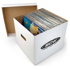 33 rpm vinyl record storage box