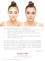 highlighting contouring makeup for