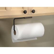 Greenco premium bamboo wall mount paper towel holder grc1837. Idesign Swivel Paper Towel Holder For Kitchen Wall Mount Under Cabinet Bronze Walmart Com Walmart Com