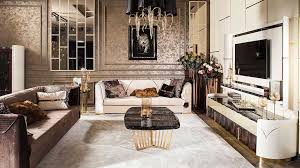 luxury elegant living room decoration
