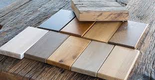 diffe types of wood or wood finishes