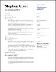 Use over 20 unique designs! 4 Business Analyst Ba Resume Samples For 2021