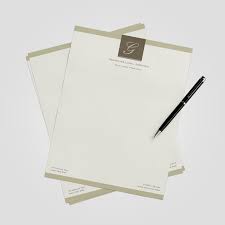 This personal letterhead template for word is sleek, modern, and ready to customize. Headed Paper Company Letterhead Vistaprint