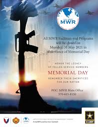 Learn about memorial day, including the history and traditions of the holiday from the old farmer's almanac. View Event Memorial Day Tobyhanna Us Army Mwr