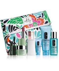 makeup bag by milly with clinique minis
