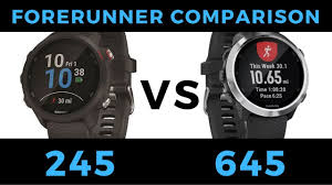 Forerunner 245 Vs Forerunner 645 Garmin Smartwatch Feature Comparison And Review
