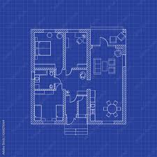 floor plan of a modern apartment on