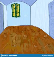 Il réalise cette peinture en octobre 1888, période pendant laquelle il attend la venue à arles de paul gauguin avec qui il souhaitait fonder un cercle d'artistes. Van Gogh S Bedroom Without Furniture And Things Stock Vector Illustration Of Famous Furniture 153854411