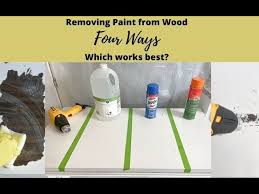 remove paint from wood with vinegar
