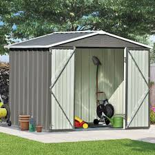 5x3ft 6x4ft 8x6ft Outdoor Shed Metal