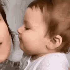 baby kissing gifs tenor