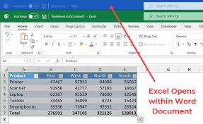 how to copy excel table to ms word 4