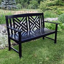 Indoor Outdoor Fretwork Bench