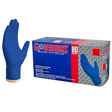 Gloveworks Royal Blue Nitrile Latex Free Disposable Gloves