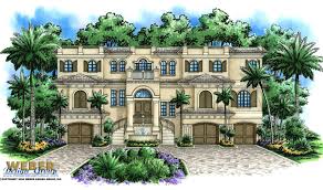 Spanish Style House Plan Front Weber