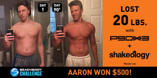 p90x3 results aaron lost 20 pounds and