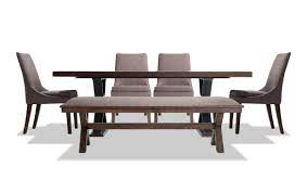 lennox 6 piece dining set with bench