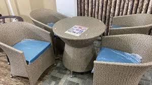 Woven Round Outdoor Table Set For Home