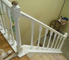 The gunk was rolling off the wood. Prepping And Painting Wood Stair Banisters Hometalk