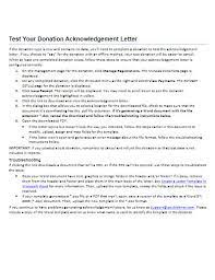 donation acknowledgement letter 10