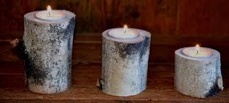 Log Candle And Tealight Spirit Of The