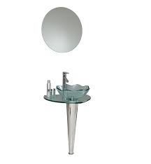 Modern Pedestal Bathroom Vanity