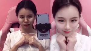 china live streamers use scary make up