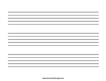 Blank Music Sheets Free Printable Paper
