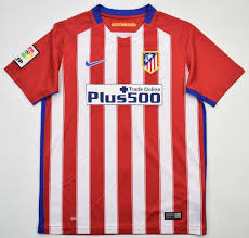 Customize jersey atletico madrid 2019/20 with your name and number. 2015 16 Atletico Madrid Shirt L Boys Football Soccer European Clubs Spanish Clubs Atletico Madrid Classic Shirts Com