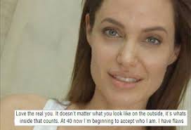 angelina jolie inspires women with no