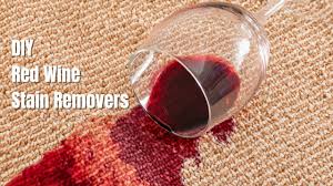 remove wine stains from carpets diy