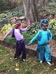 And if you're looking for other ideas, you can find all sorts of diy halloween costume ideas here. Shimmer And Shine Genies Costume Best Diy Costumes