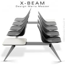 banc design x beam structure acier