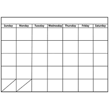 Big Monthly Calendar Large Magnetic Chart