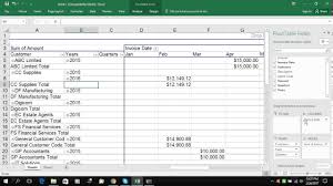 Introduction To Pivot Tables Charts And Dashboards In Excel