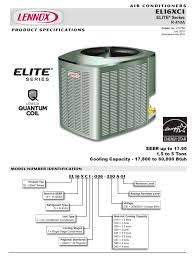 Lennox air conditioner pdf guide online viewing technical information and characteristics of lennox air conditioner. Lennox El16xc1 036 230a01 Manual Pdf Download Manualslib