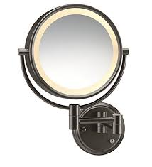 Wall Mount Lighted Makeup Mirror 1x