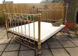 Victorian Brass Antique Bed Rare