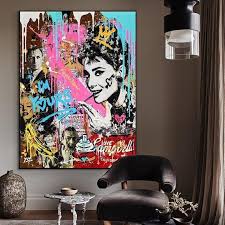 Audrey Hepburn Canvas Wall Art Canvas