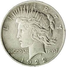 1922 Medium Relief 1 Ms Peace Dollars Ngc