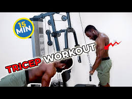 15 minute tricep workout multi gym