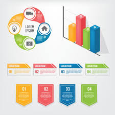 Modern Infographic Template With Diagram Chart Template For