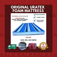 uratex foam mattress 3 75x30x75 blue