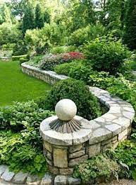 Stone Walls Garden Landscape Design