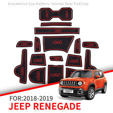 Sport, latitude, altitude, limited and trailhawk. Zunduo Anti Slip Gate Slot Mat For Jeep Renegade 2019 2020 New Model Rubicon Accessories Rubber Cup Mats Stickers Aliexpress