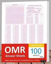 omr practice sheets for compeive