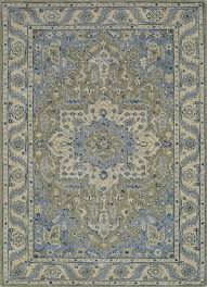 kasbah blue hand tufted wool rugs tra