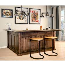 custom home bar solid wood design